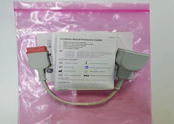 30cm GE Inwazyjne kable ciśnienia krwi z podwójnym adapterem IBP 2005772-001