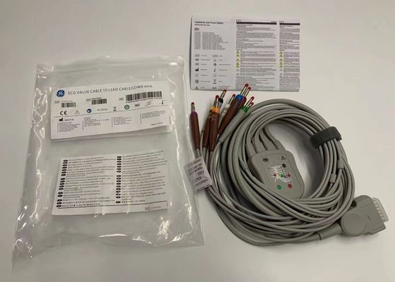 Siwy 10 ołowiany kabel EKG z 15 szpilkami US Standard Banana Connector 4.0