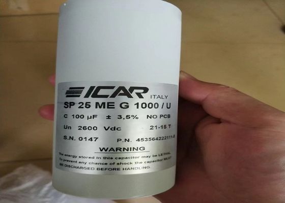 Składniki defibrylatorów Flip Pojemność elektryczna SP 25 MEG 1000 453564222111-B