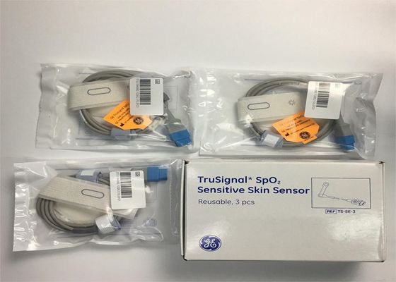 3 sztuk w jednym pudełku TruSignal SpO2 Sensor wrażliwy na skórę 9 szpilów / wielokrotnie używalny