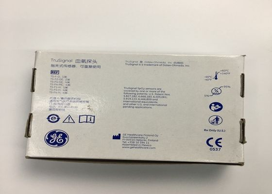 1M Materiały do zużycia w urządzeniach medycznych, GE Trusignal Spo2 Finger Sensor Ref TS-F1-H Round Head