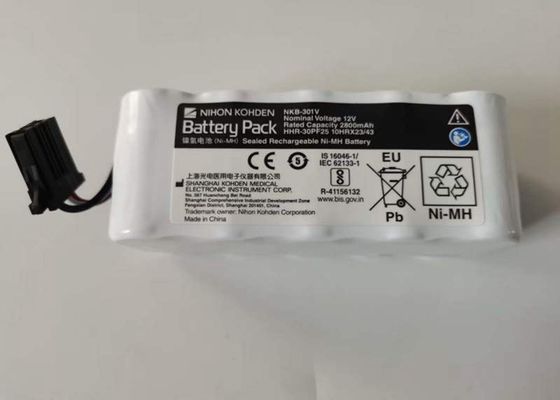 2800mAh Akumulator Ni Mh, 12v Nkb 301v Nihon Kohden
