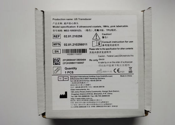 EDAN F6 Monitor płodu Przetwornik MS3-109301 Podwójny gniazdo 4 szpilki wodoodporny IPX8