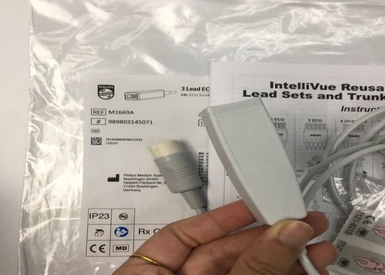 M1669A Przewód EKG wielokrotnego użytku z ołowiu 3 aAMI/IEC 2,7M Materiał TPU