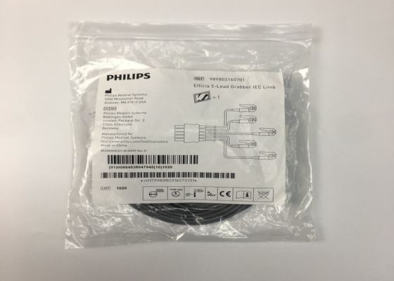 PHLIP Efficia Wielokrotne użycie 5 Ołów Kabel EKG IEC Limb Dla dorosłych