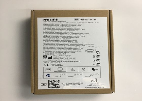 PHLIP EKG Części zamienne, AMMI IEC 12 Ołów EKG kończyn Ołów 1.4M 989803151731