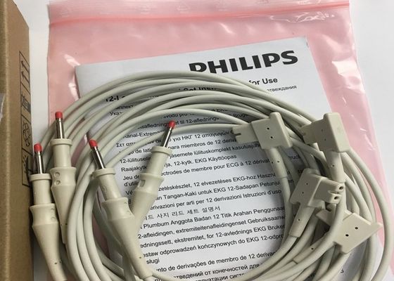 PHLIP EKG Części zamienne, AMMI IEC 12 Ołów EKG kończyn Ołów 1.4M 989803151731