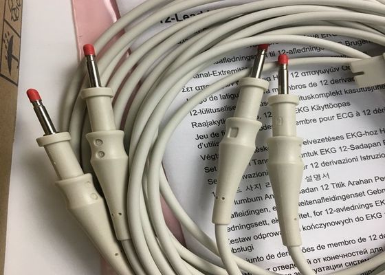 PHLIP EKG Części zamienne, AMMI IEC 12 Ołów EKG kończyn Ołów 1.4M 989803151731