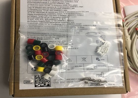 PHLIP EKG Części zamienne, AMMI IEC 12 Ołów EKG kończyn Ołów 1.4M 989803151731