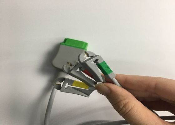Części zamienne EKG Multi Link Kabel 3 Ołów z zintegrowanym przewodem ołowiowym Grabber 3.6M