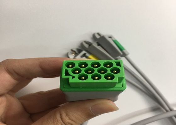Części zamienne EKG Multi Link Kabel 3 Ołów z zintegrowanym przewodem ołowiowym Grabber 3.6M