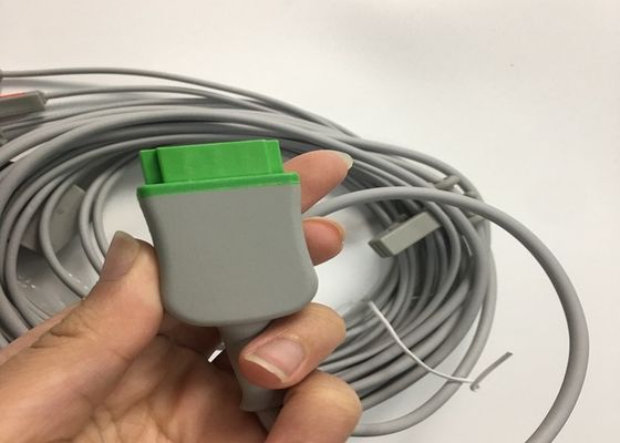 Części zamienne EKG Multi Link Kabel 3 Ołów z zintegrowanym przewodem ołowiowym Grabber 3.6M