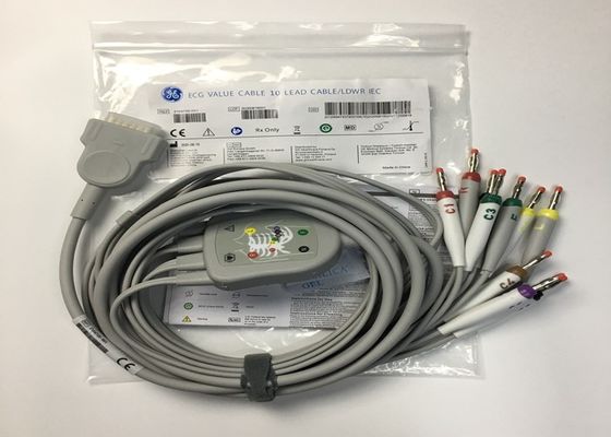10 Części zamienne EKG Ołów Kabel GE2104726-001 Standard UE
