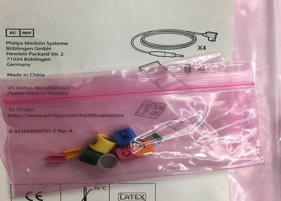 989803151761 Materiały do zużycia urządzeń medycznych 4 przewody do monitora pacjenta TC50 Phlip