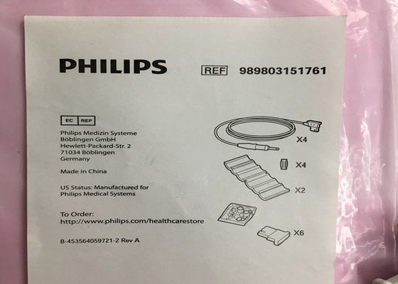 989803151761 Materiały do zużycia urządzeń medycznych 4 przewody do monitora pacjenta TC50 Phlip