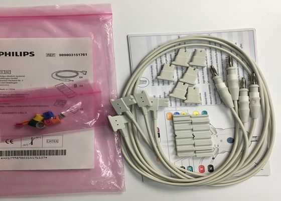 989803151761 Materiały do zużycia urządzeń medycznych 4 przewody do monitora pacjenta TC50 Phlip