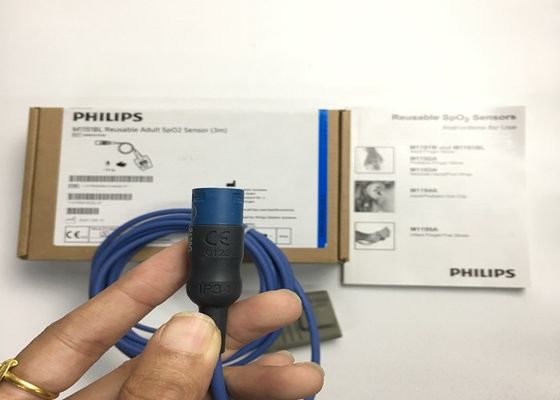 Phlip M1191BL Sprzęt medyczny części zamienne, dorosły czujnik SpO2 3M D kształt 8 szpilki