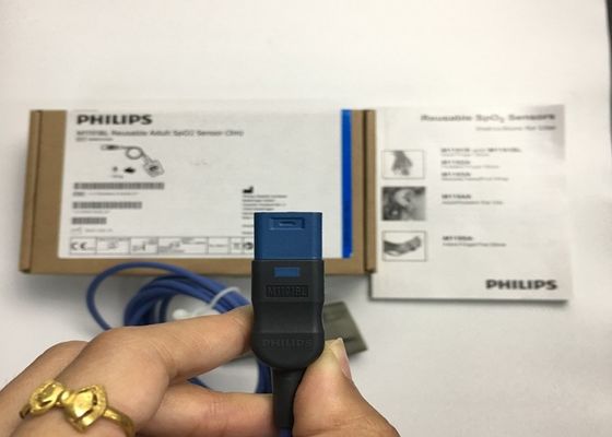 Phlip M1191BL Sprzęt medyczny części zamienne, dorosły czujnik SpO2 3M D kształt 8 szpilki