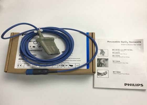 Phlip M1191BL Sprzęt medyczny części zamienne, dorosły czujnik SpO2 3M D kształt 8 szpilki