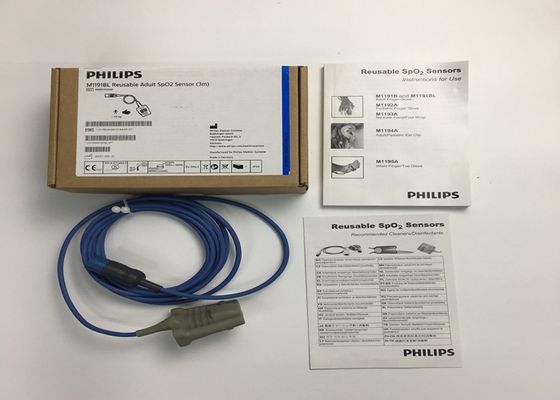 Phlip M1191BL Sprzęt medyczny części zamienne, dorosły czujnik SpO2 3M D kształt 8 szpilki