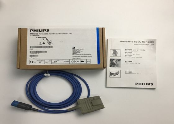 Phlip M1191BL Sprzęt medyczny części zamienne, dorosły czujnik SpO2 3M D kształt 8 szpilki