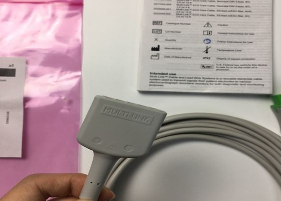 GE Dorośli Wielopoziomowy EKG Kabel wiodący 3 Wiodący 5 Wiodący 3.6M 12ft 2017003-001