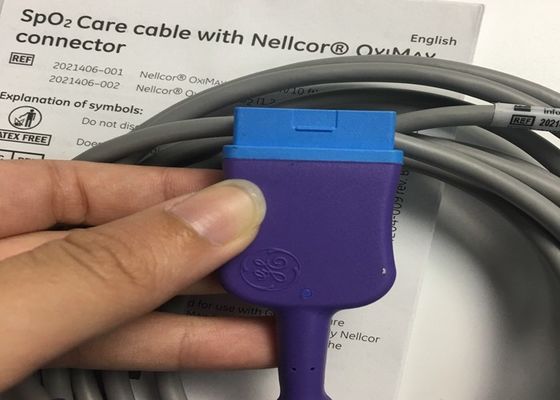 SpO2 Interfejs Sprzęt medyczny Cable 3M 10ft 2021406-001