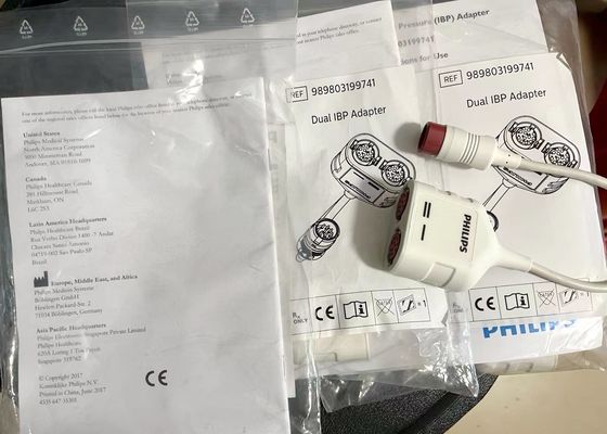 Philip Dual Invasive IBP Adapter ciśnienia krwi Ref 989803199741