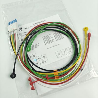 PHILIP Monitor pacjenta oryginalny CBL 5 Leadset Snap IEC ICU REF M1645A 989803145001
