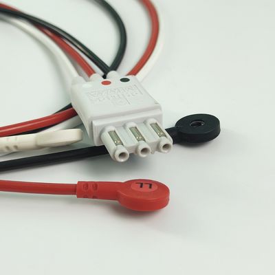 REF M1673A PHILIP Monitor pacjenta CBL 3 Ledset Snap AAMI ICU PN 989803145111