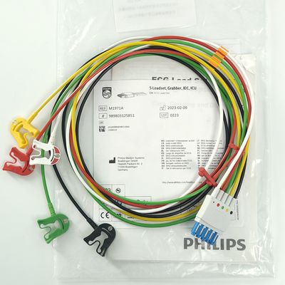 PHILIP Monitor pacjenta Urządzenia medyczne Materiały do zużycia CBL 5 Leadset Grabber IEC ICU REF M1971A 989803125851