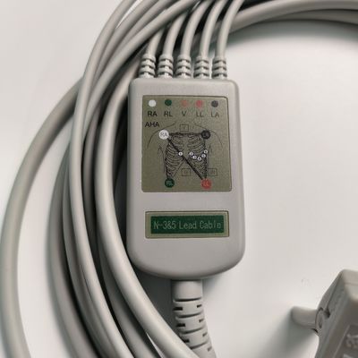 Zintegrowane pięć przewodników American Standard Medical Device Consumables AHA 15-027-0001 Kod M0202432 Zewnętrznie wystające