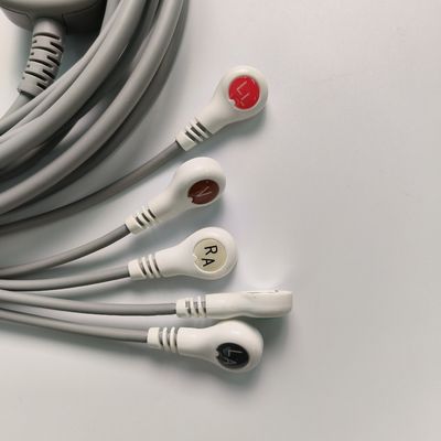 Zintegrowane pięć przewodników American Standard Medical Device Consumables AHA 15-027-0001 Kod M0202432 Zewnętrznie wystające
