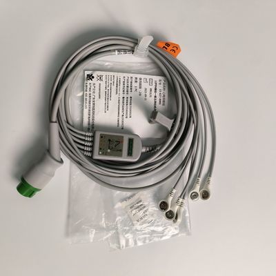 Zintegrowane pięć przewodników American Standard Medical Device Consumables AHA 15-027-0001 Kod M0202432 Zewnętrznie wystające