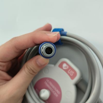 Nadzór nad oponami US Transducer For F2/F3/F6 Fetal Heart Rate US Probe Dual Slot 4 Pin MS3-109301 (D)