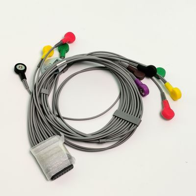 Oryginalny dynamiczny holter EKG przewód ołowiowy 12 przycisk ołowiowy typ REF EL10NISH01 IPN 01.57.471450