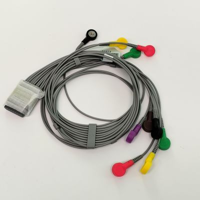 Oryginalny dynamiczny holter EKG przewód ołowiowy 12 przycisk ołowiowy typ REF EL10NISH01 IPN 01.57.471450