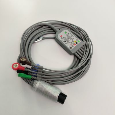 REF EC05DAS061 Monitor Włókno sercowe Zintegrowane 5 Ołów Odporny na defibrylację Typ spinki