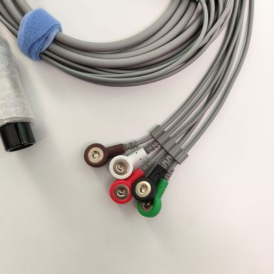 REF EC05DAS061 Monitor Włókno sercowe Zintegrowane 5 Ołów Odporny na defibrylację Typ spinki