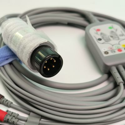 REF EC05DAS061 Monitor Włókno sercowe Zintegrowane 5 Ołów Odporny na defibrylację Typ spinki