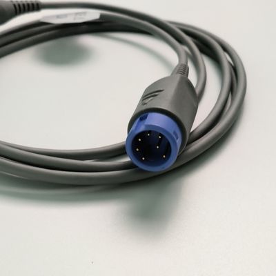 REF SHEC3 Kabel rozszerzający tlen krwi 2M Niebieska okrągła głowa pojedynczy gniazdo 7 pin L 2,0 metrów