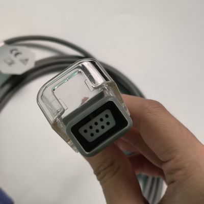 REF SHEC3 Kabel rozszerzający tlen krwi 2M Niebieska okrągła głowa pojedynczy gniazdo 7 pin L 2,0 metrów