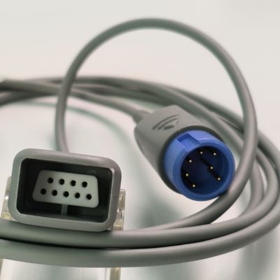 REF SHEC3 Kabel rozszerzający tlen krwi 2M Niebieska okrągła głowa pojedynczy gniazdo 7 pin L 2,0 metrów