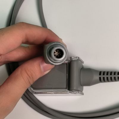 SHEC1 Kabel rozszerzający sondę tlenową krwi 2M DB9 Adapter do LEMO wtyczka 6 pinów podwójny gniazdo L2.0m