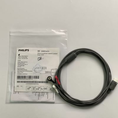 PHILIP Oryginal Efficia Combined Cable / 3-Leadset Snap AAMI REF: 989803160751