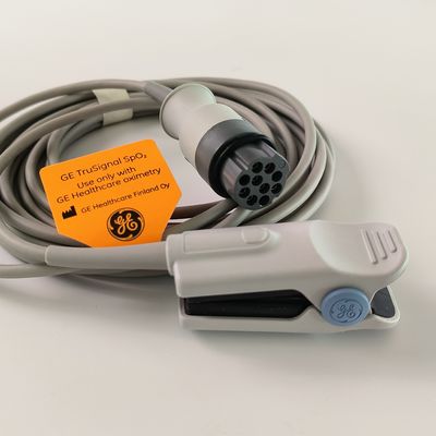 GE Original Datex-Ohmeda TruSignal SpO2 Finger Sensor Wielokrotnie używalny.