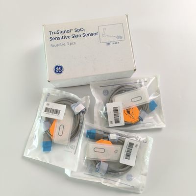 Datex-Ohmeda TruSignal SpO2 Sensor wrażliwy na skórę wielokrotnie używalny 3 sztuk.