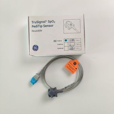 GE Original Datex-Ohmeda TruSignal SpO2 PediTip Sensor Wielokrotnie używalny REF: TS-SP-D