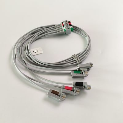 Wieloprzewodowy przewód EKG Leadwire Wymienny zestaw 5-przewodowy chwytak AHA 74cm/29in. REF: 414556-001