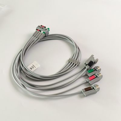 Wieloprzewodowy przewód EKG Leadwire Wymienny zestaw 5-przewodowy chwytak AHA 74cm/29in. REF: 414556-001